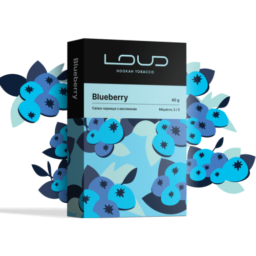 Тютюн Loud Medium Blueberry (Чорниця) 40 гр