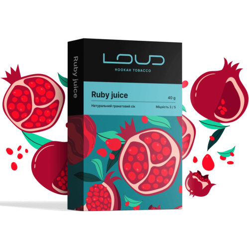 Тютюн Loud Medium Ruby Juice (Рабі Джус) 40 гр
