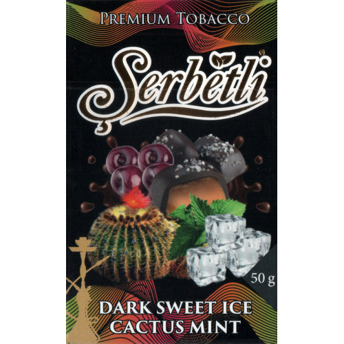 Тютюн Serbetli Dark Sweet Ice Cactus Mint (Дарк Світ Лід Кактус М'ята) 50 гр