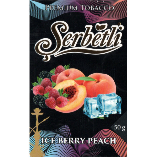 Тютюн Serbetli Ice Berry Peach (Лід Ягоди Персик) 50 гр