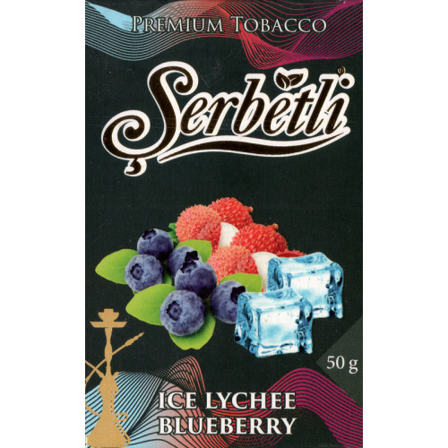 Тютюн Serbetli Ice Lychee Blueberry (Лід Лічі Чорниця) 50 гр