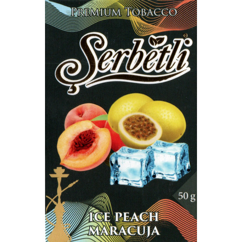 Тютюн Serbetli Ice Peach Maracuja (Лід Персик Маракуйя) 50 гр
