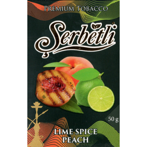 Тютюн Serbetli Lime Spice Peach (Лайм Пряний Персик) 50 гр