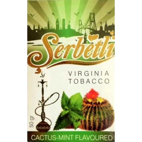 Тютюн Serbetli Cactus Mint (Кактус М'ята) 50 гр