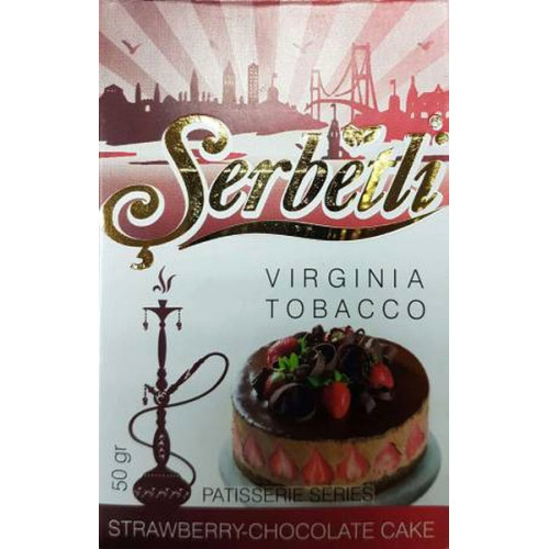 Табак Serbetli Strawberry Chocolate Cake (Клубника Шоколад Пирог) 50 гр