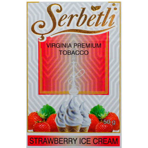 Табак Serbetli Strawberry Ice Cream (Клубничное Мороженое) 50 гр