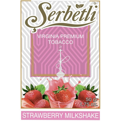 Табак Serbetli Strawberry Milkshake (Клубничный Милкшейк) 50 гр