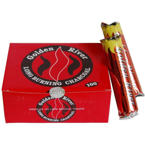 Уголь Golden River 33 мм (10 штук) в упаковке