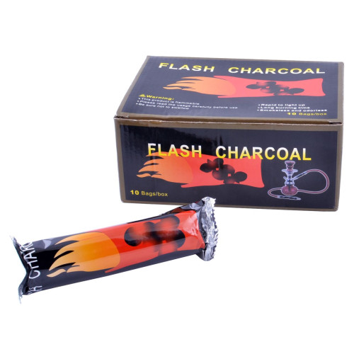 Уголь Flash Charcoal 30 мм (10 штук) в упаковке