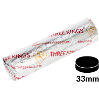 Уголь Three Kings 33 мм (10 штук) в упаковке