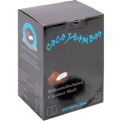 Кокосовый уголь Coco Jaamboo 1 кг (72 кубика) без упаковки