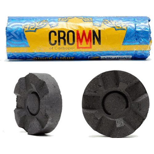 Уголь Carbopol Crown 40 мм (10 штук) в упаковке