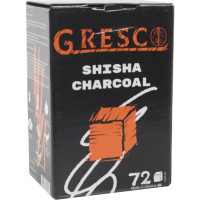 Ореховый уголь Gresco 1 кг (72 кубика) в упаковке