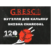 Ореховый уголь Gresco Kaloud 0.25 кг (12 кубиков) в упаковке