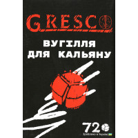 Ореховый уголь Gresco Kaloud 1 кг (72 кубика) в упаковке