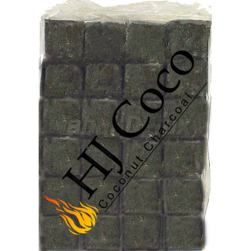 Кокосовый уголь Hj Coco 1 кг (72 кубика) без упаковки