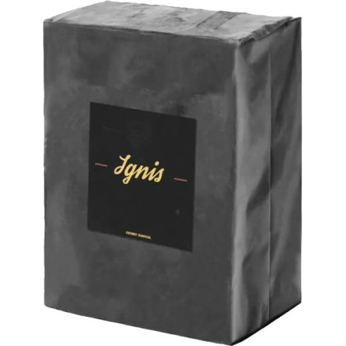 Кокосове вугілля Ignis 1 кг (72 кубики) без упаковки