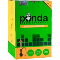 Кокосовый уголь Panda Green 1 кг (120 кубика) в упаковке