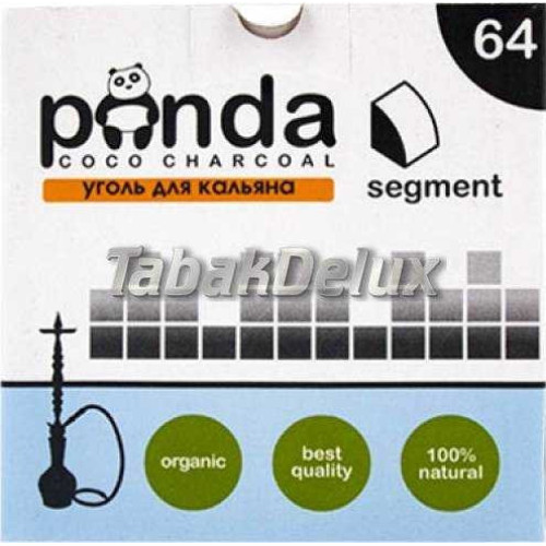 Кокосовый уголь Panda Segment 0.6 кг (64 кубика) в упаковке