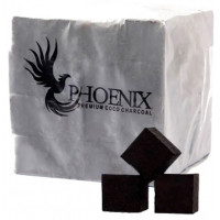 Кокосовый уголь Phoenix 1 кг (64 кубика) без упаковки