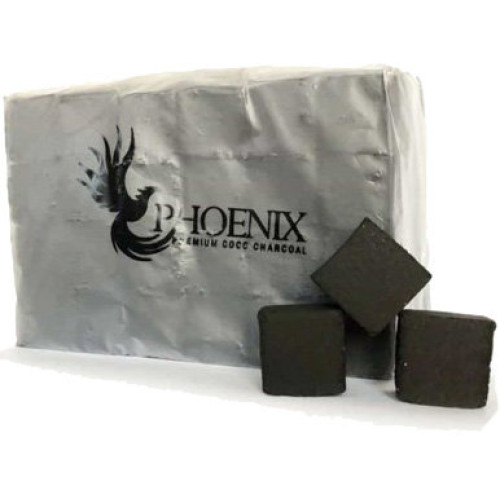 Кокосовый уголь Phoenix Cube 1 кг (72 кубика) без упаковки