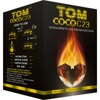 Кокосовый уголь Tom Coco C23 0.8 кг (72 кубика) в упаковке