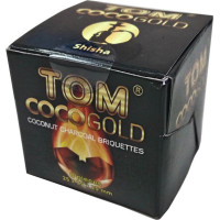 Кокосовый уголь Tom Coco C25 (8 кубиков) в упаковке