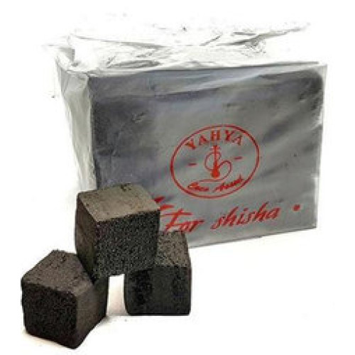 Кокосовый уголь Yahya 0.5 кг (36 кубиков) без упаковки