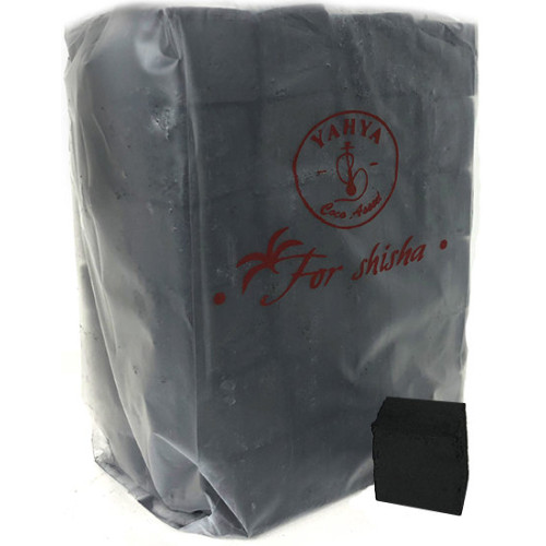 Кокосовый уголь Yahya 1 кг (72 кубика) без упаковки