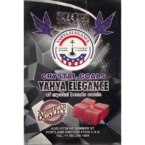 Кокосовый уголь Yahya Cube Elegance King 1 кг (72 кубика) в упаковке